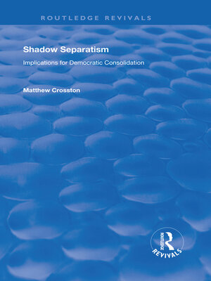 cover image of Shadow Separatism